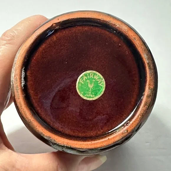 Fairway Japan Vintage Red Clay Little Brown 5.5" Jug No Cork SEE PHOTOS - Picture 7 of 10